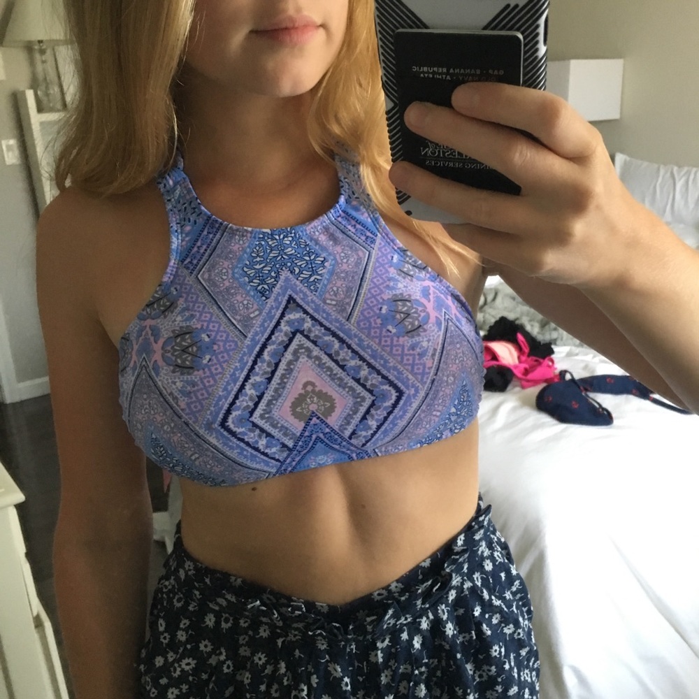 BRAND NEW!!! Xhilaration printed bikini top